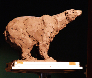 Bruton School for Girls - Sculpture of polar bear